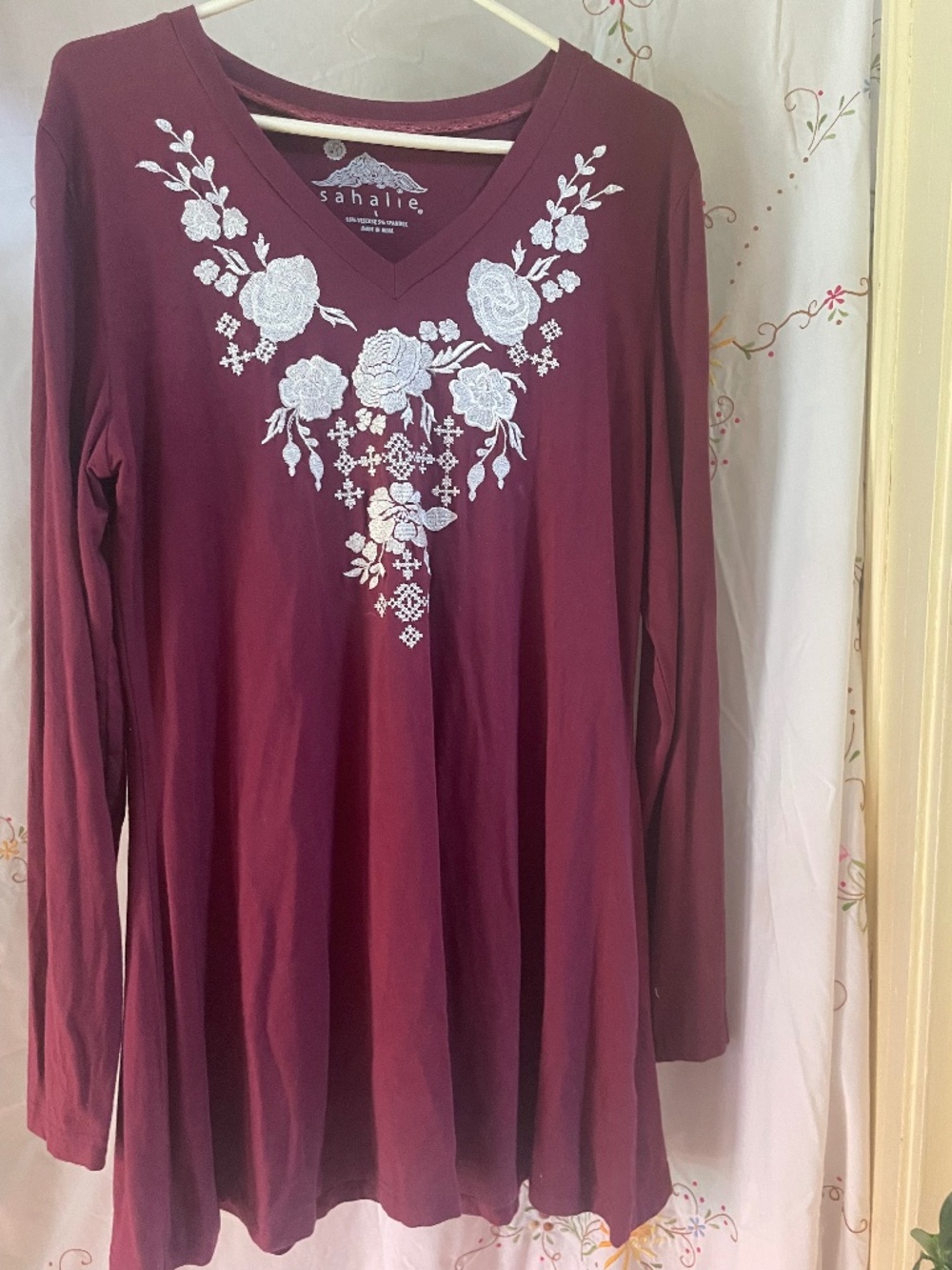 Beautifully embroidered Sahalie dress